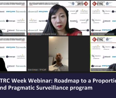 ETRC Week Webinar: Roadmap to a proportioned and pragmatic surveillance programme